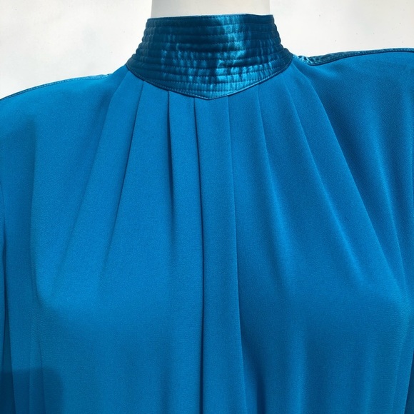 True Vintage Parigi 80s Maxi Dress Size 8 - Picture 4 of 16